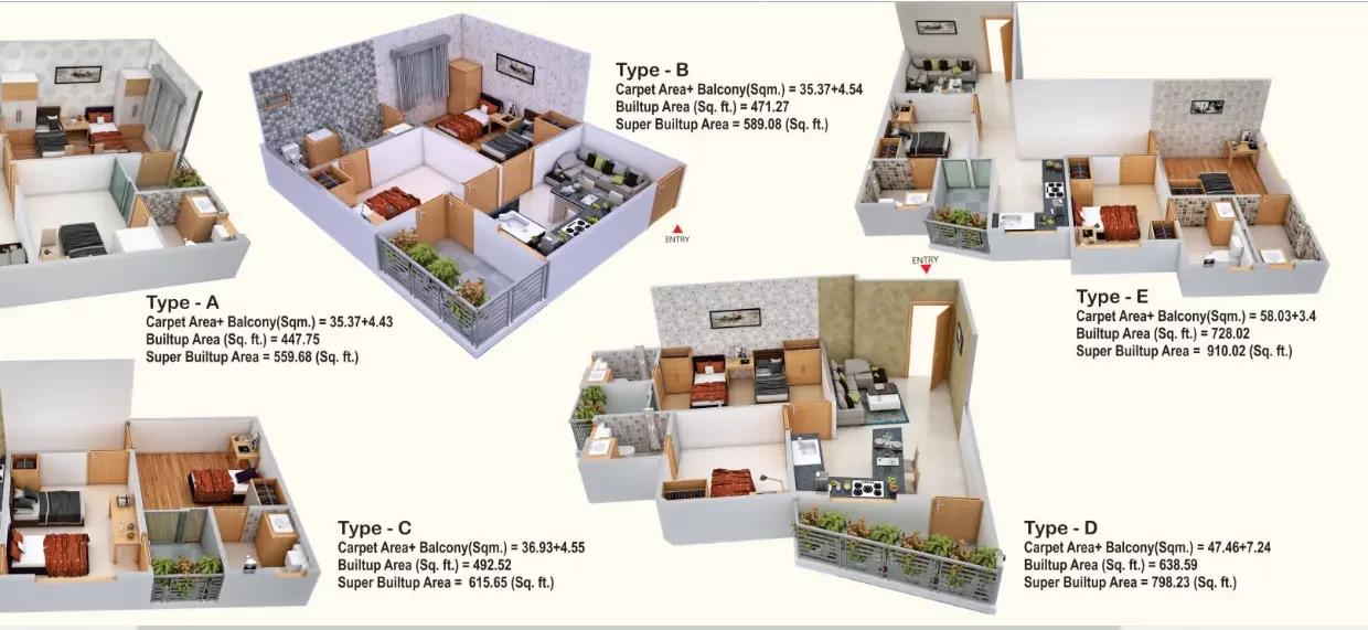 uit approved flat in coral park kota