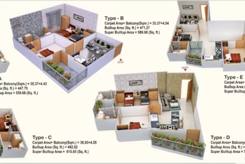 uit approved flat in coral park kota